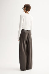 Elka Collective Victoria Knit Cardigan, Ivory