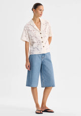 Morrison Hendrix Denim Bermuda, Light Blue
