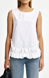 Kinney Lola Top, Ivory