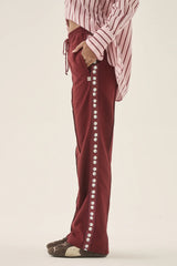 Araminta James Pomodoro Twill Pant, Burgandy