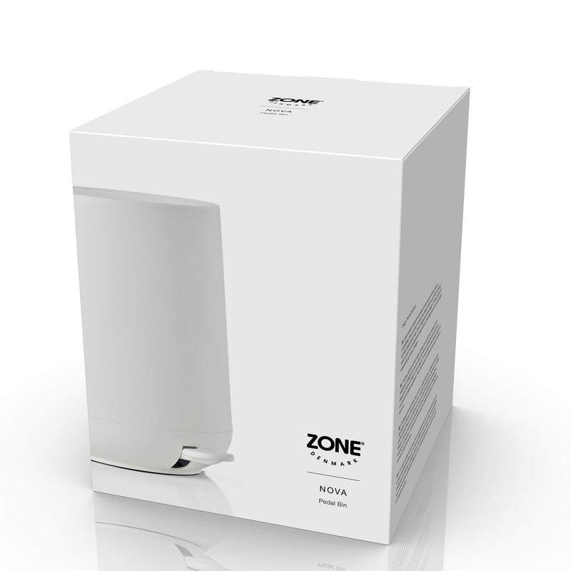 Zone Nova Pedal Bin, White