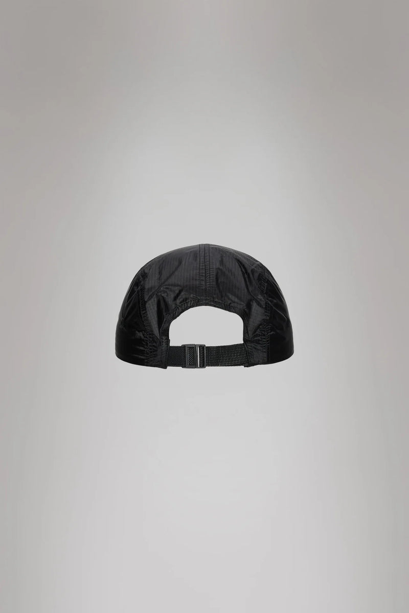 Rains 5 Panel Cap, Black
