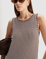 Elka Collective Alessandra Maxi Dress, Chocolate Stripe