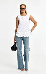 Kinney Lola Top, Ivory