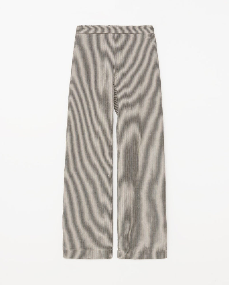 Yerse Stripe Straight Trousers