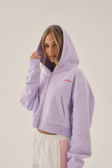 A James Zip Thru Hoodie, Lavender