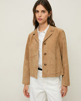 Yerse Suede Jacket, Camel