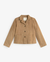 Yerse Suede Jacket, Camel