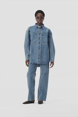 Elka Collective Odin Denim Shirt, Trinity blue