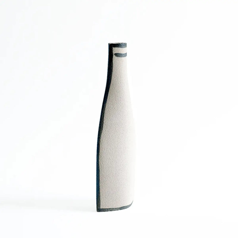 Ceramic Vase 'Morandi Bouteille' Black