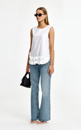 Kinney Lola Top, Ivory