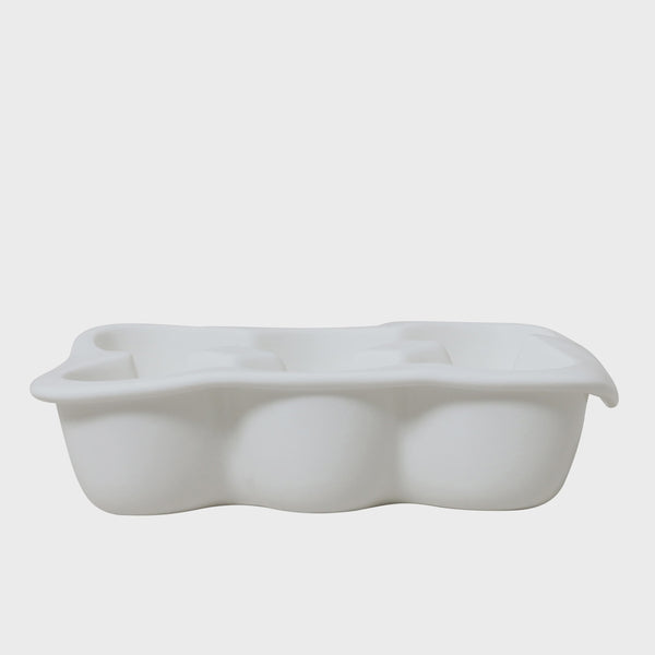 At Home Egg Crate  6 cup White