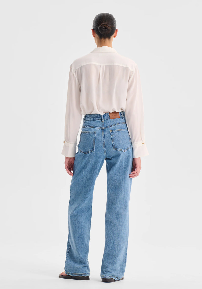 Morrison Chase Silk Shirt, Snow