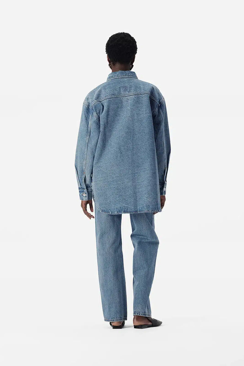 Elka Collective Odin Denim Shirt, Trinity blue