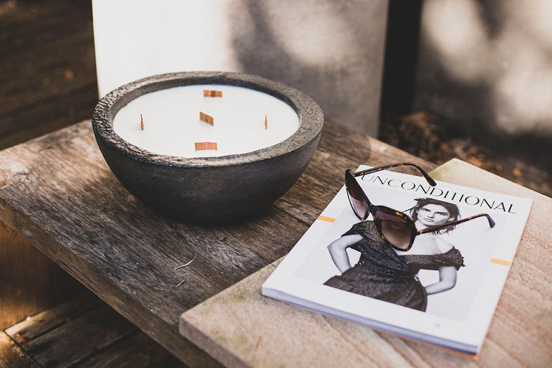 Concrete Candle  X Large (5 Wick)