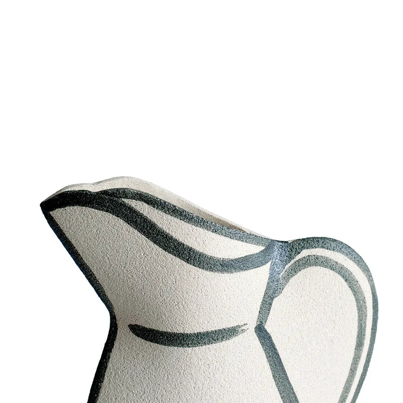 Ceramic Vase 'Morandi Pitcher' Black