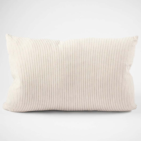 Eadie Marina Cushion Off White / Silver Grey Stripe