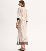 Elka Collective Havana Maxi Dress, Chocolate Stripe