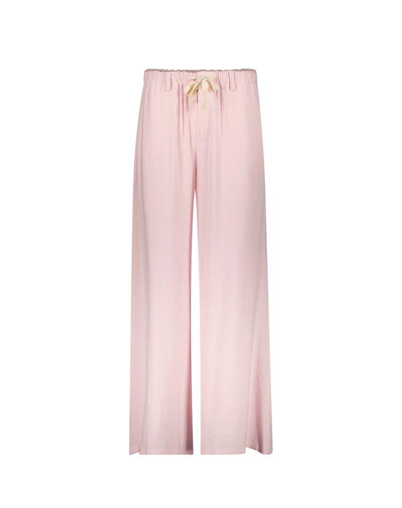 Me369 Ariel Wide Leg Linen Pants Pink