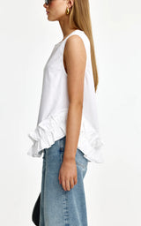 Kinney Lola Top, Ivory