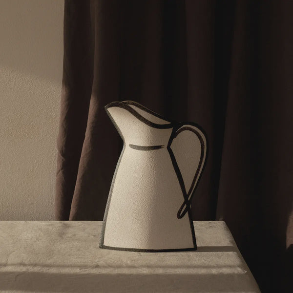 Ceramic Vase 'Morandi Pitcher' Black