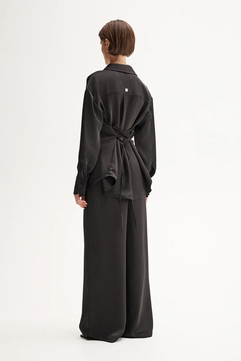 Elka Ella Shirt, Black