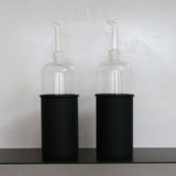 Rund Oil & Vinegar Bottle Set, Black