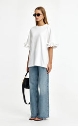 Kinney Raffa T-Shirt, Ivory