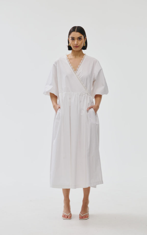 Kinny Mali Dress, Ivory