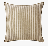 L&M Ava Khaki Stripe Cushion