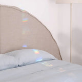 French Linen Flat Sheet, Soft Blue
