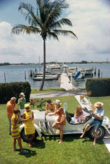 Slim Aarons, Palm Beach Society Print