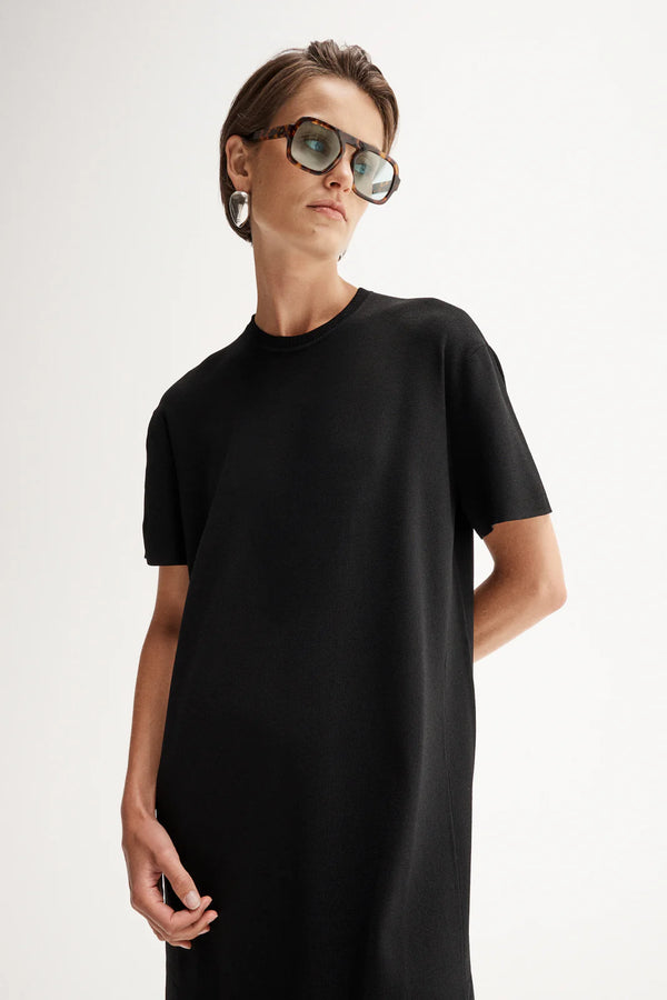 Elka Wilbour Knit Maxi Dress, Black