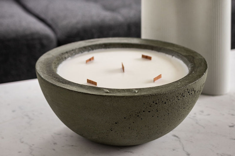 Concrete Candle  X Large (5 Wick)