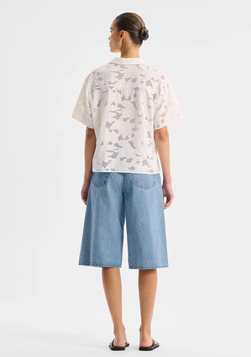 Morrison Hendrix Denim Bermuda, Light Blue
