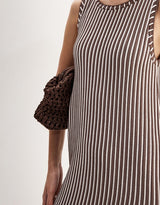 Elka Collective Alessandra Maxi Dress, Chocolate Stripe