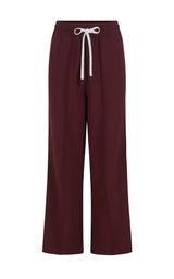 Araminta James Pomodoro Twill Pant, Burgandy