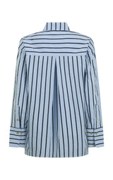 Araminta James Palermo Shirt, Sea Blue