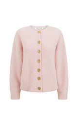 Araminta James Aimes Shell Cardigan, Ballet Pink
