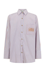 Ajja Stripe Shirt, Lavendar