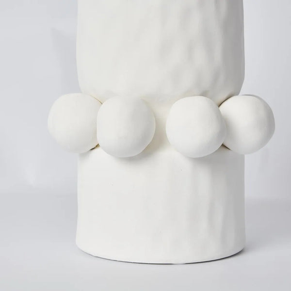 Tiki Vase White