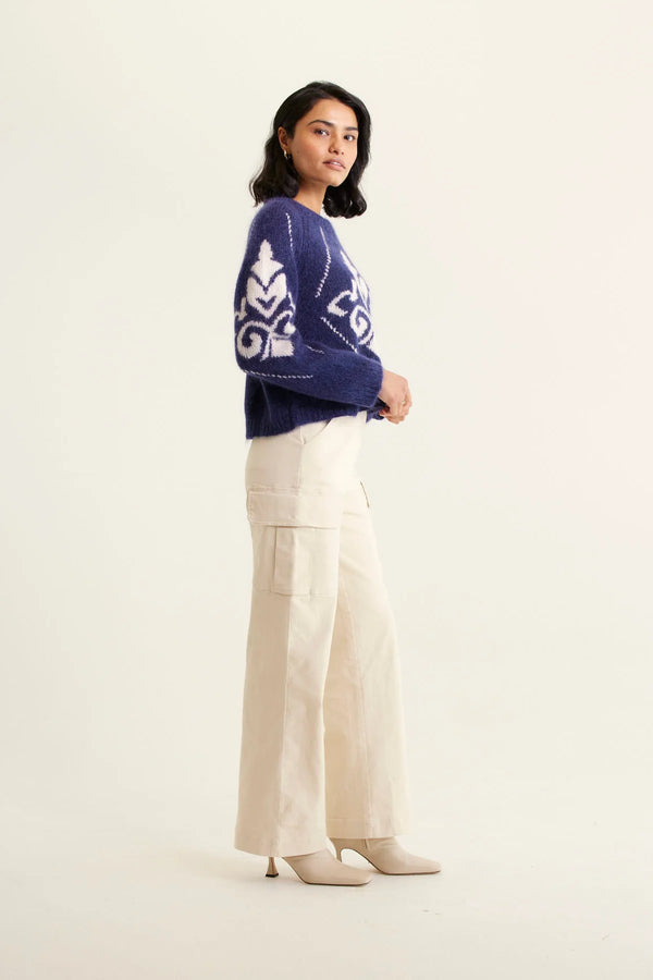 Alessandra Bleecker Sweater, Navy