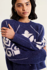 Alessandra Bleecker Sweater, Navy