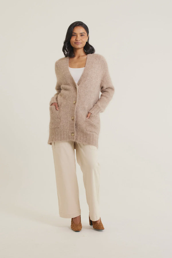Alessandra Williamsburg Cardi, Oatmeal