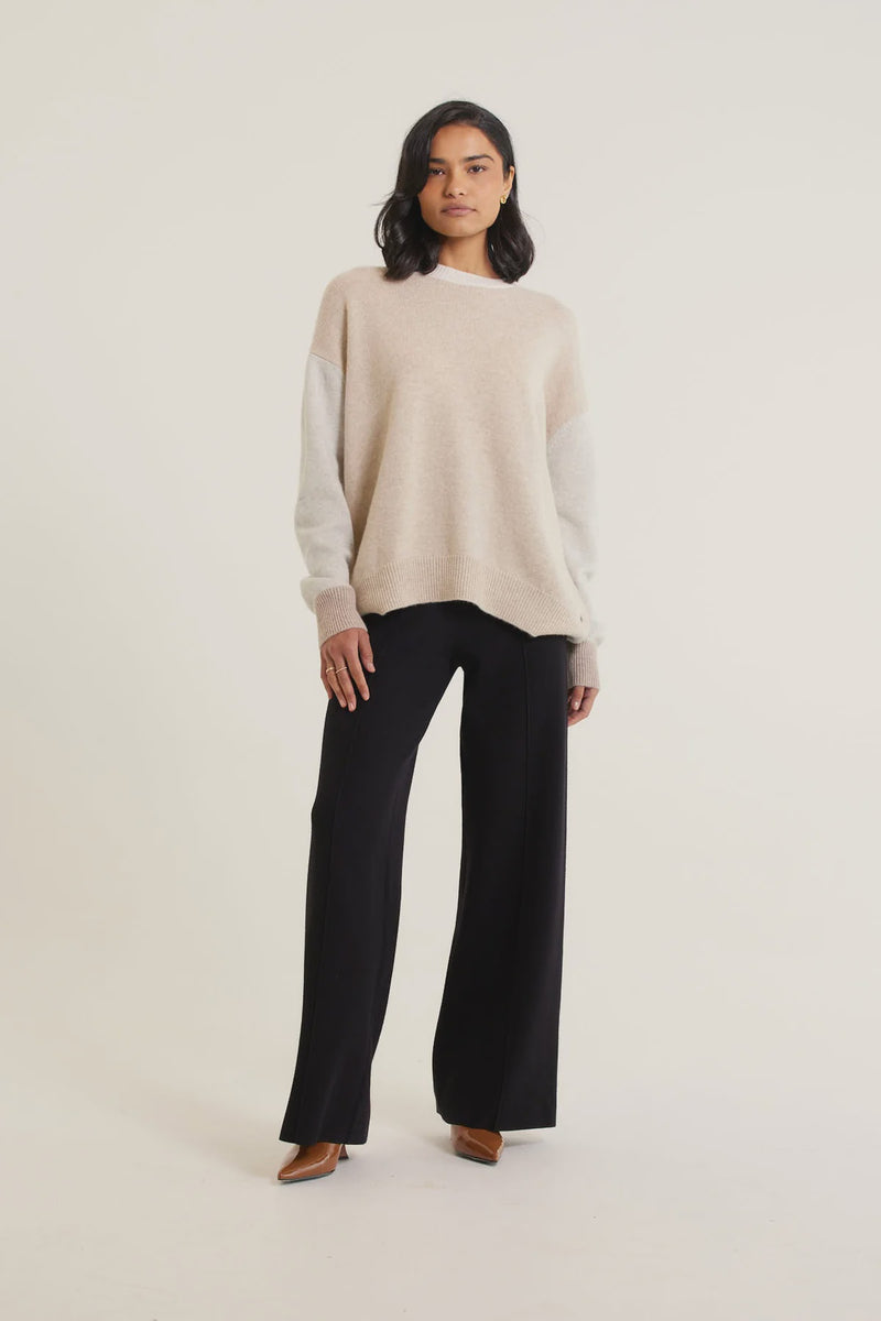 Alessandra Hudson Sweater, Biscuit