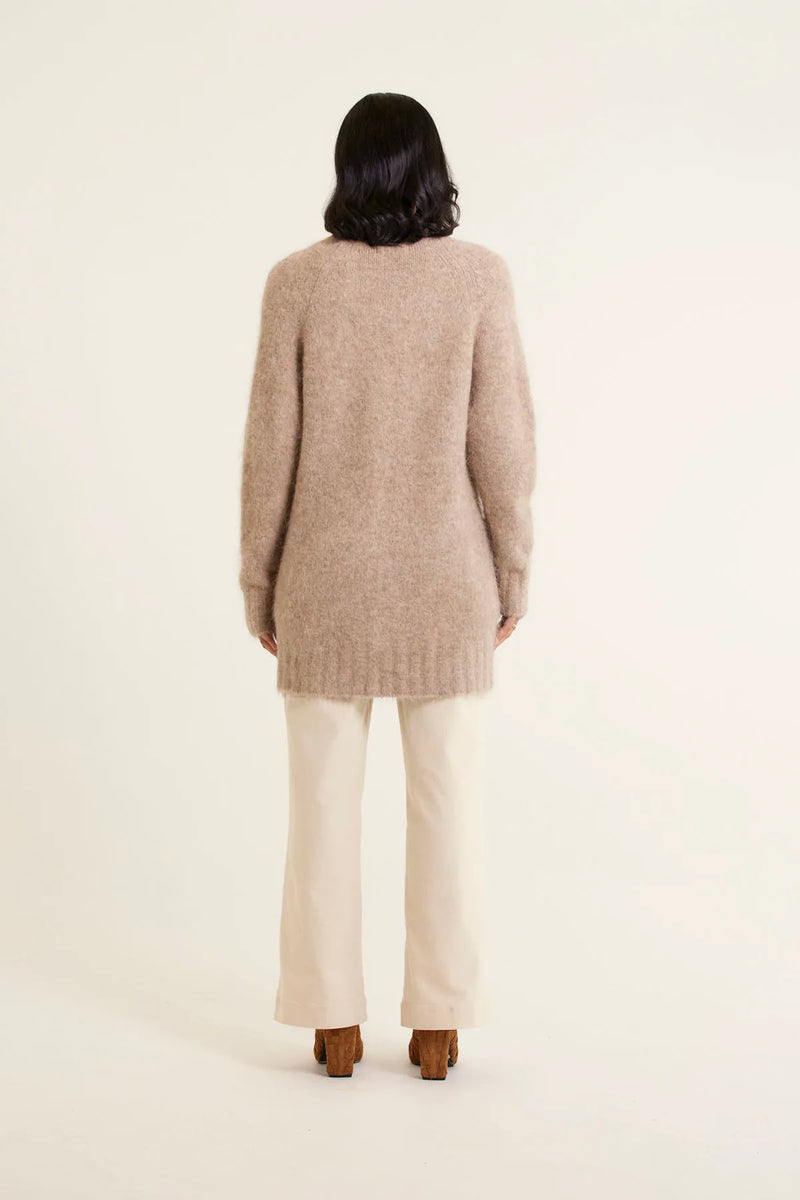 Alessandra Williamsburg Cardi, Oatmeal