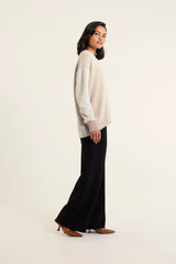 Alessandra Hudson Sweater, Biscuit