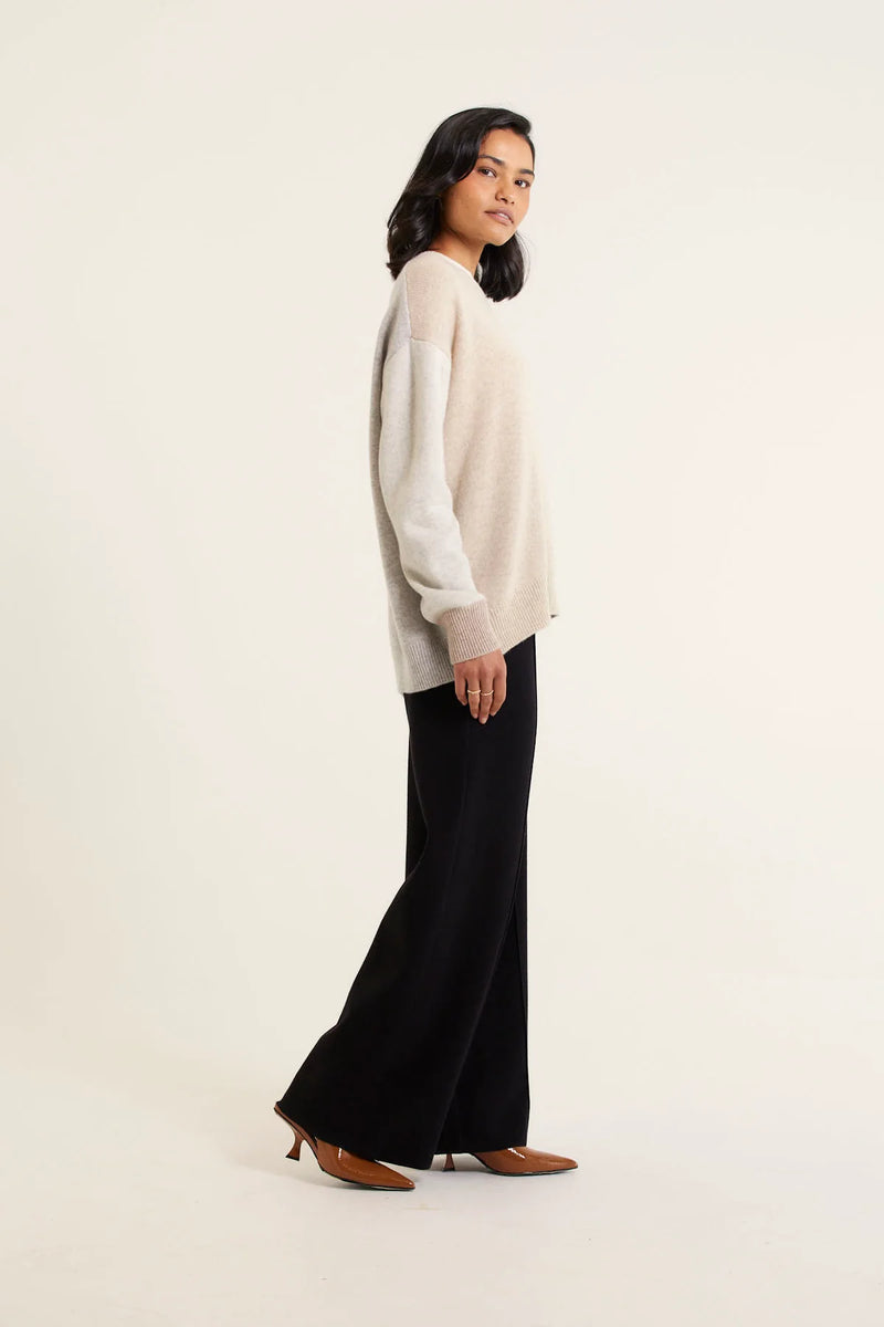 Alessandra Hudson Sweater, Biscuit