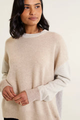 Alessandra Hudson Sweater, Biscuit