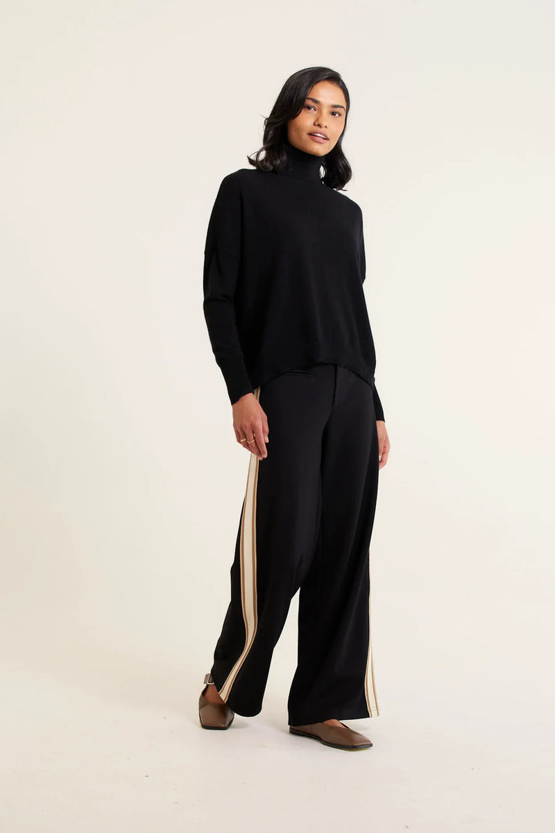 Alesasndra A Polo Bay Sweater, Black